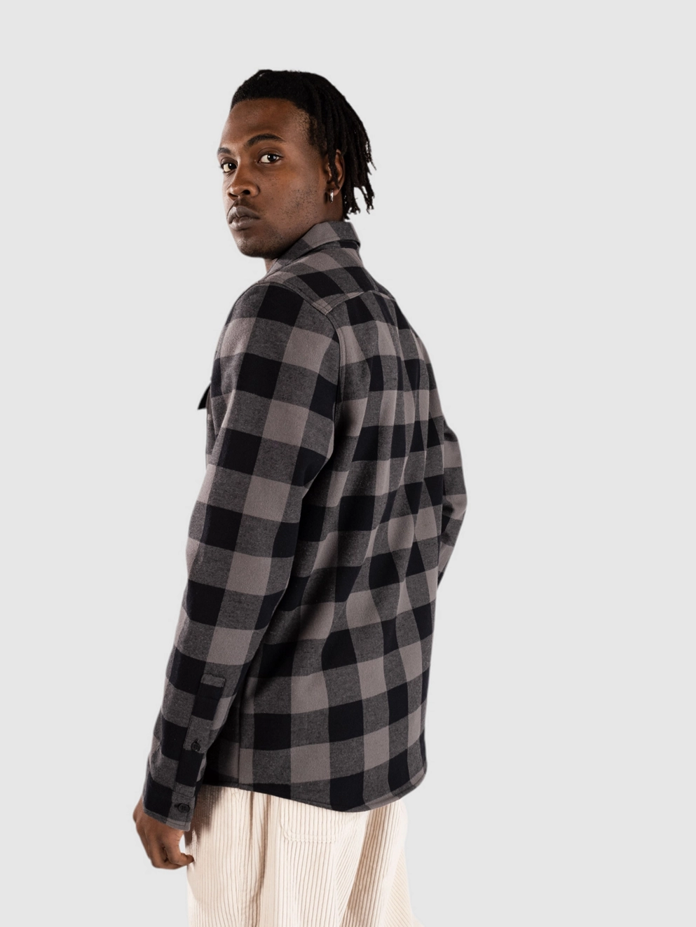 Oakley Bear Cozy Flannel Shirt black/grey check