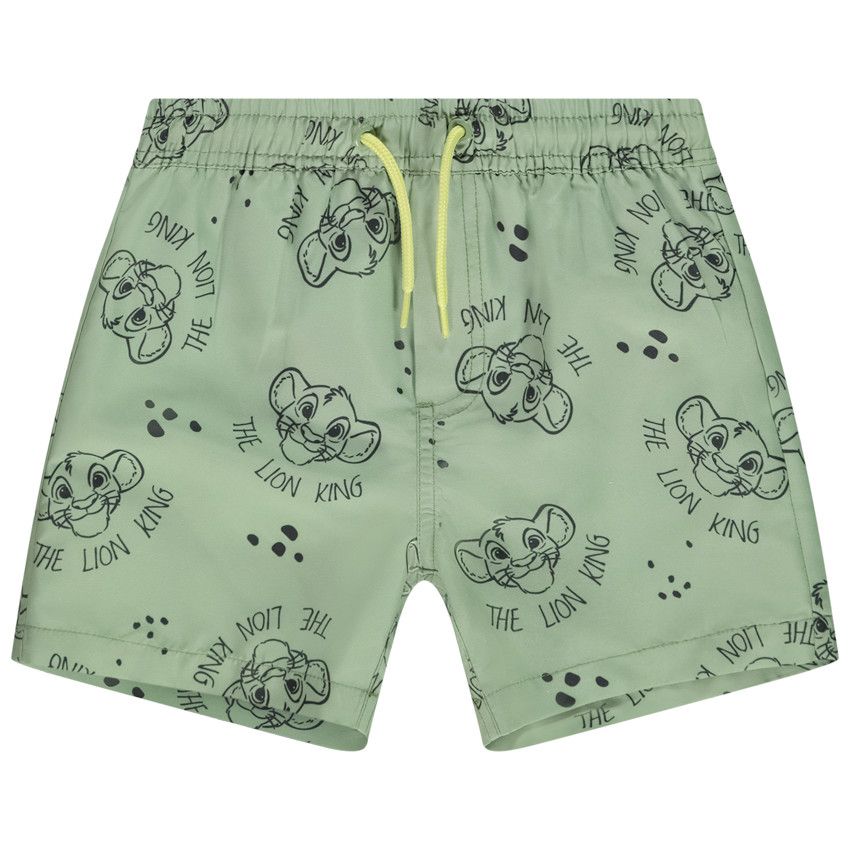 Short de bain imprimé Le Roi Lion Disney pour garçon - Vert