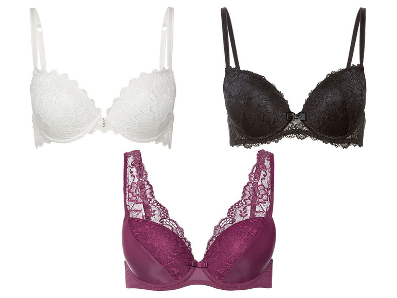 Kanten push-up-bh / kanten bralette voor dames