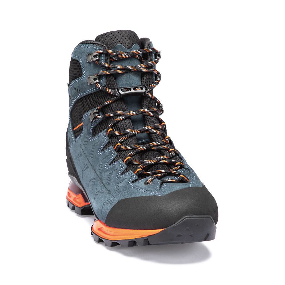 Hanwag MAKRA TREK GTX - Chaussures randonné Homme steel/orange