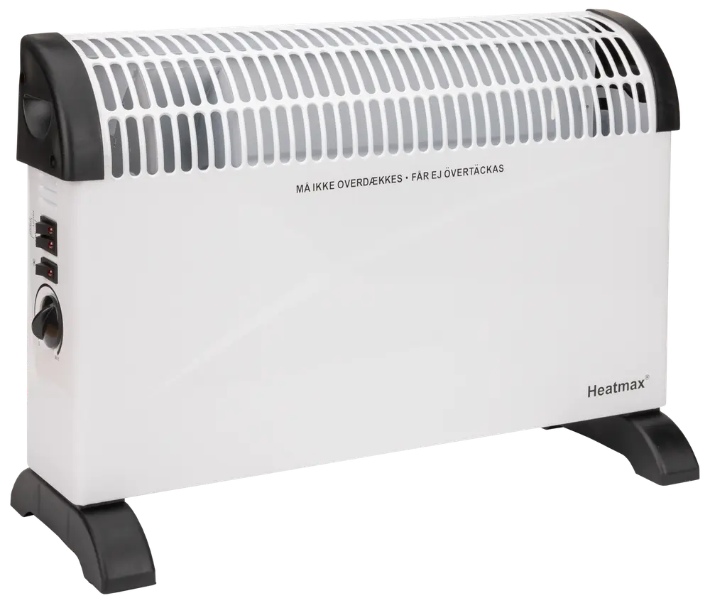 El-radiator med varmeblæser