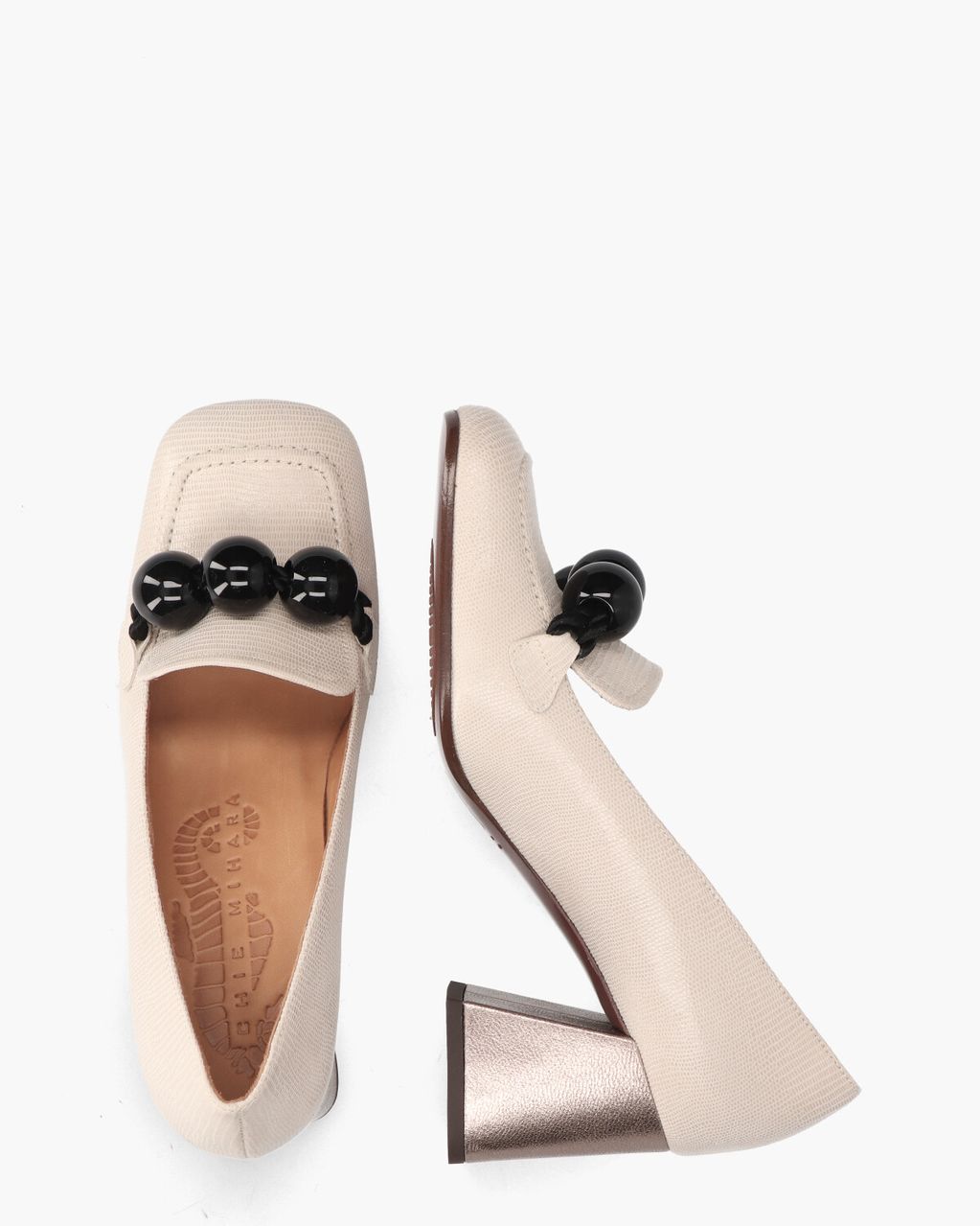 Chie Mihara Suleiko Gebroken Wit Damesloafers