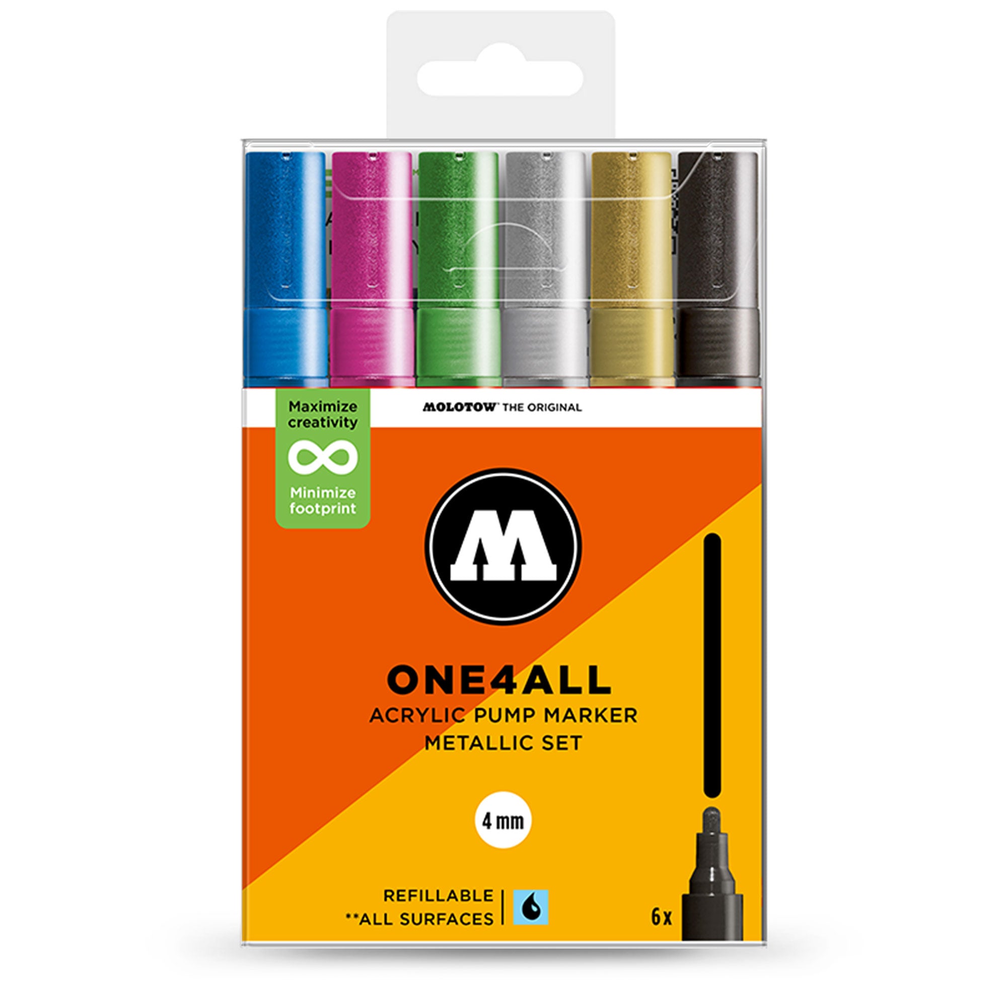 Molotow<br>ONE4ALL 227HS Metallic Set