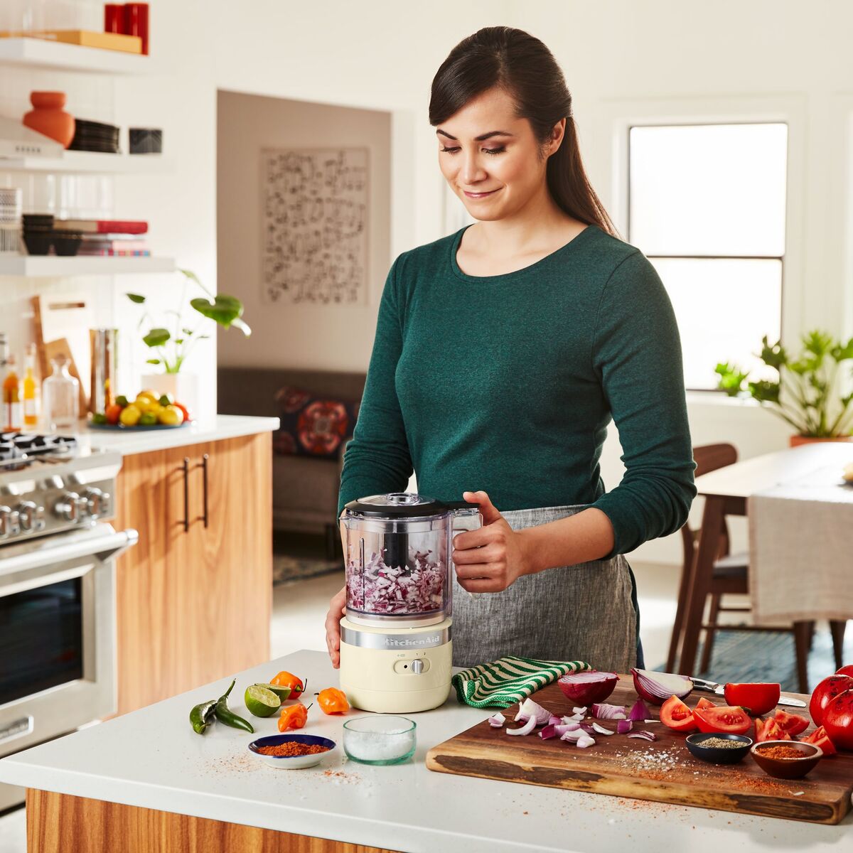 5KFCB519EAC Ledningsløs mini foodprocessor, cream