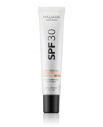 MÁDARA Sun Plant Stem Cell Age-Defying Face Sunscreen SPF 30 Invisible Nude 40ml