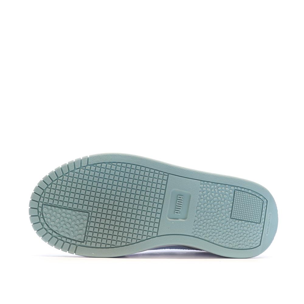 Puma Baskets Blanches/Vert Fille Puma Carina 04