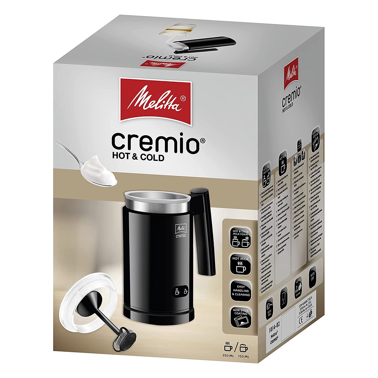 Melitta Cremio 1014-02 schwarz Milchaufschäumer