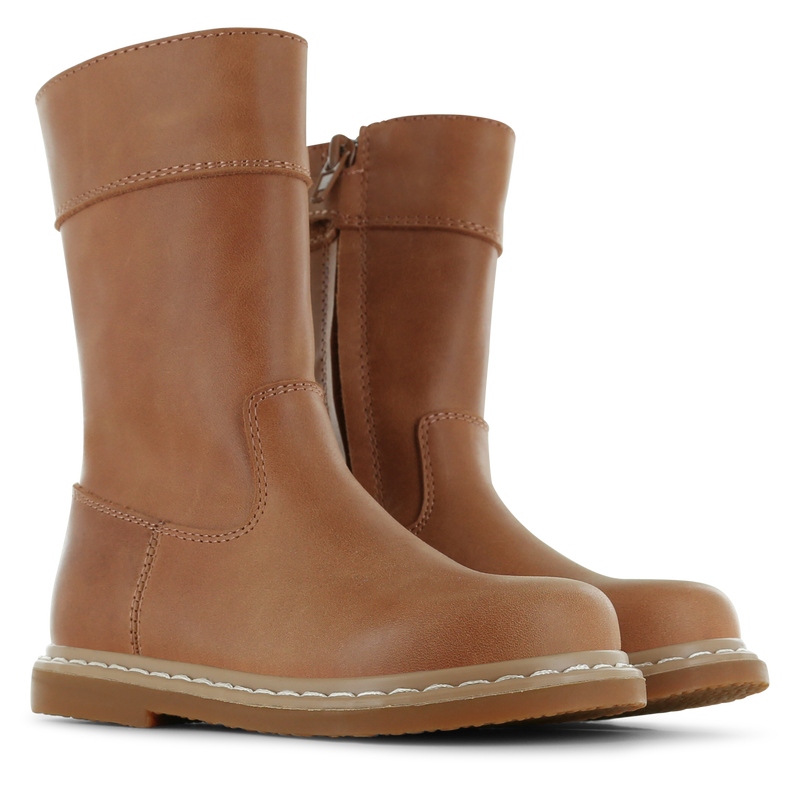 Shoesme slim-fit Stiefel cognac
