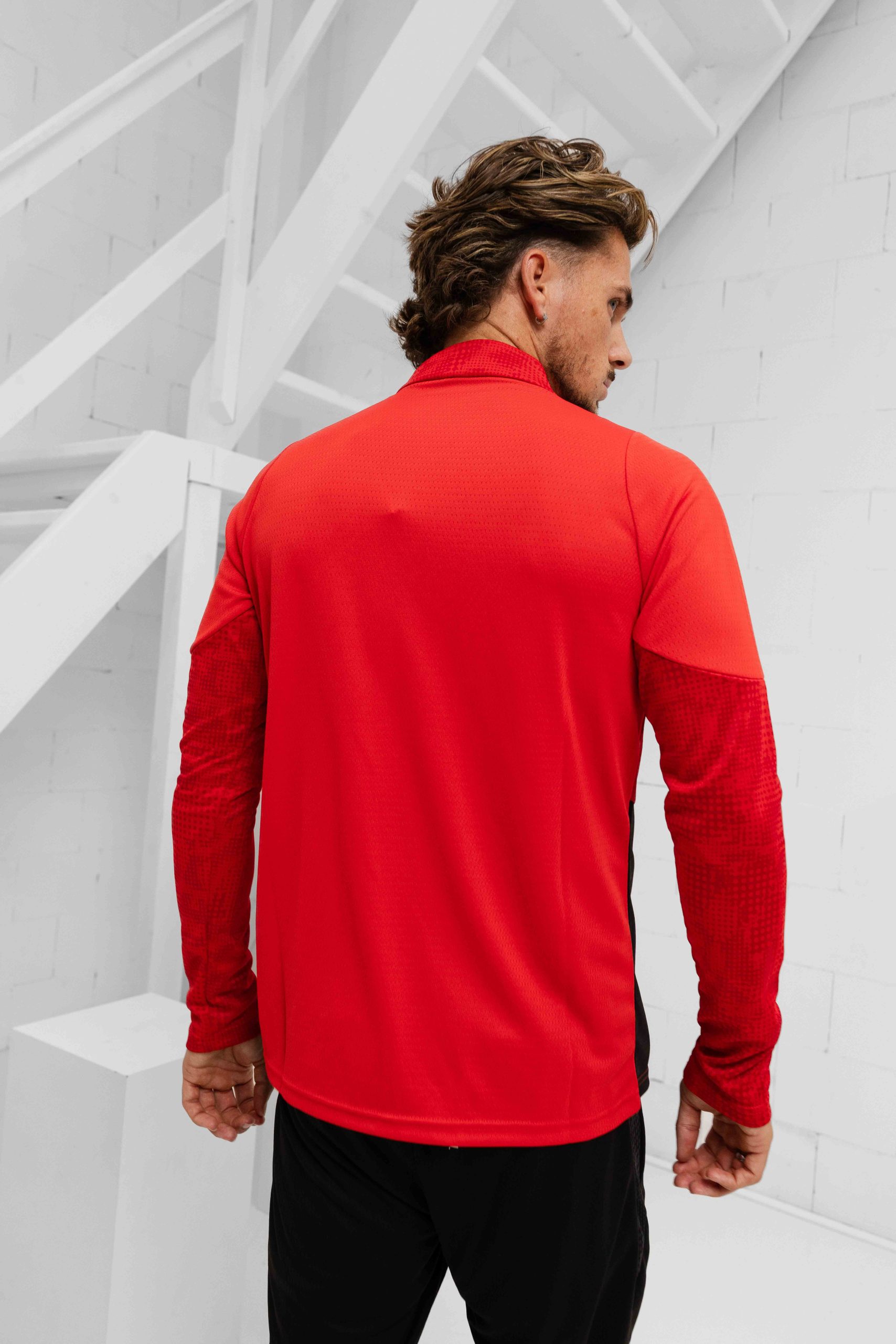 AC Milan 1/4 Zip Trainingspak Senior 2025/2026 Rood