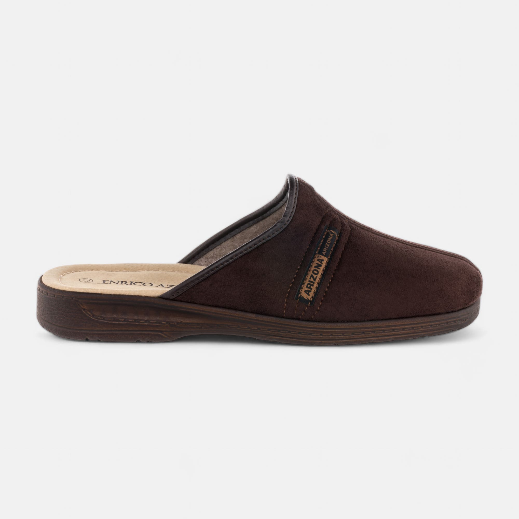 Pantoufles mules Homme marron