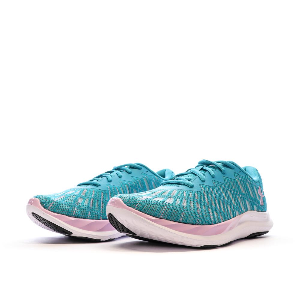 Under Armour Chaussures de Running Turquoise/Rose Femme Under Armour Charged Breeze
