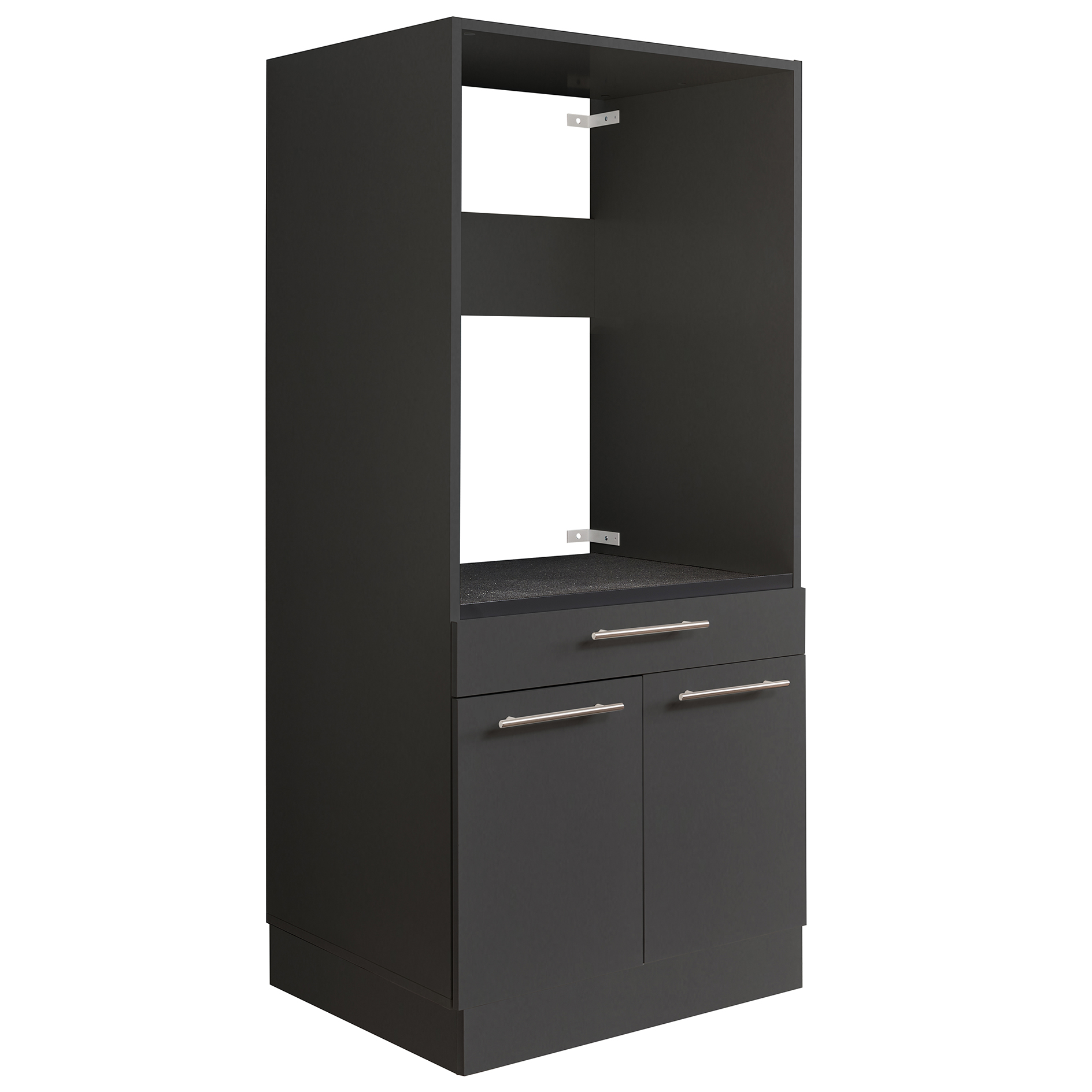 Waschmaschinenschrank - anthrazit - 68 cm breit