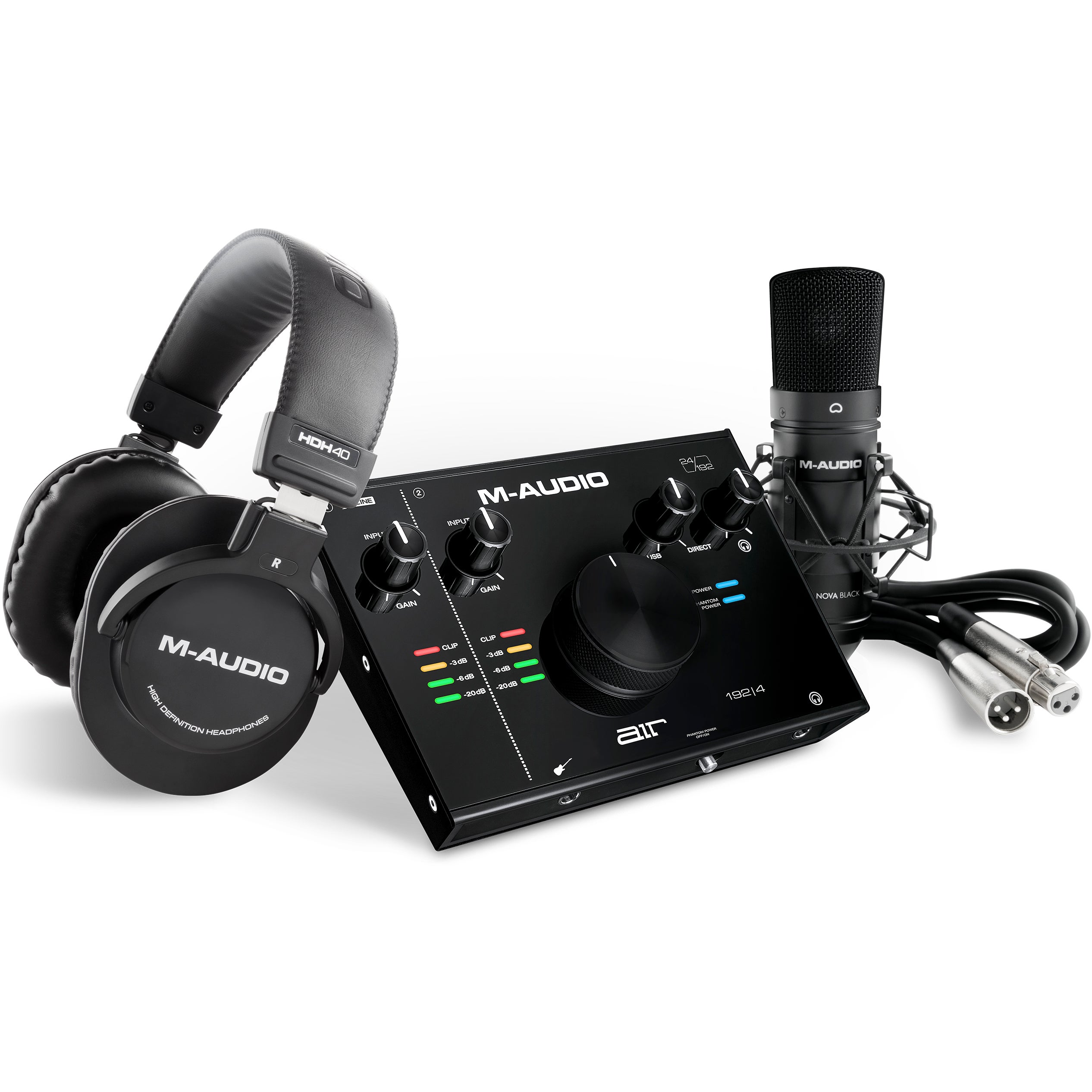 M-Audio AIR 192|4 Vocal Studio Pro studio bundel