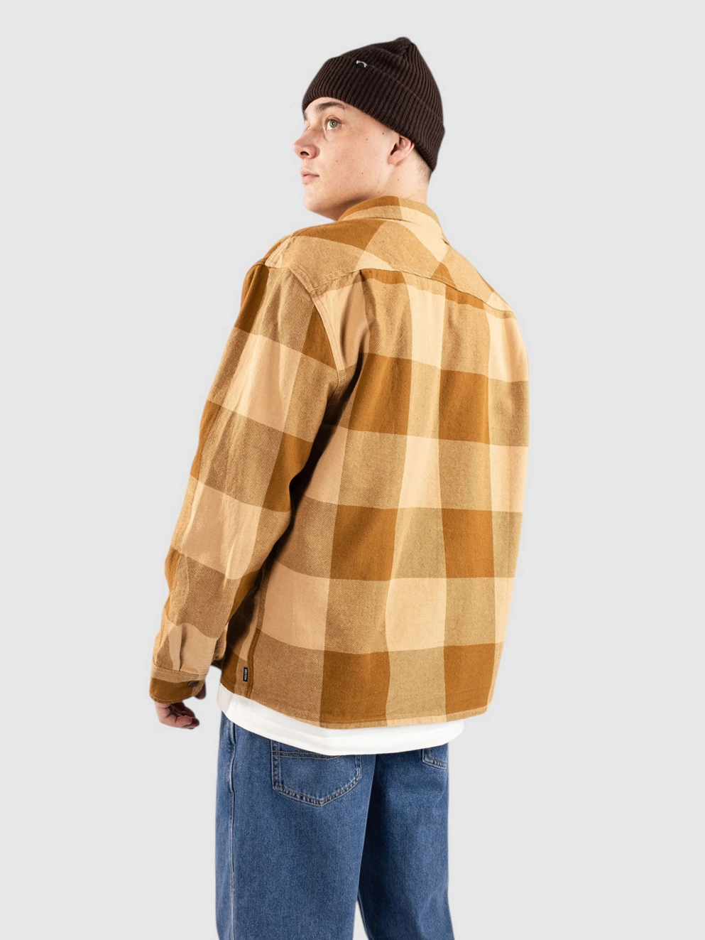 Brixton Selden Flannel Shirt wshed copper/crry bffallo