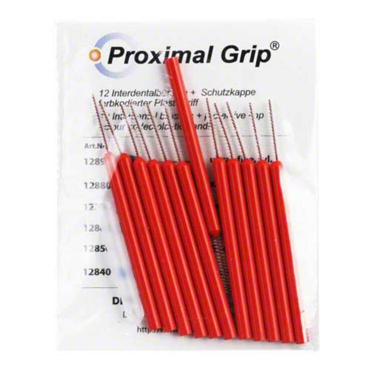 Proximal Grip xxx-fein rot Interdentalbürste, 12 St
