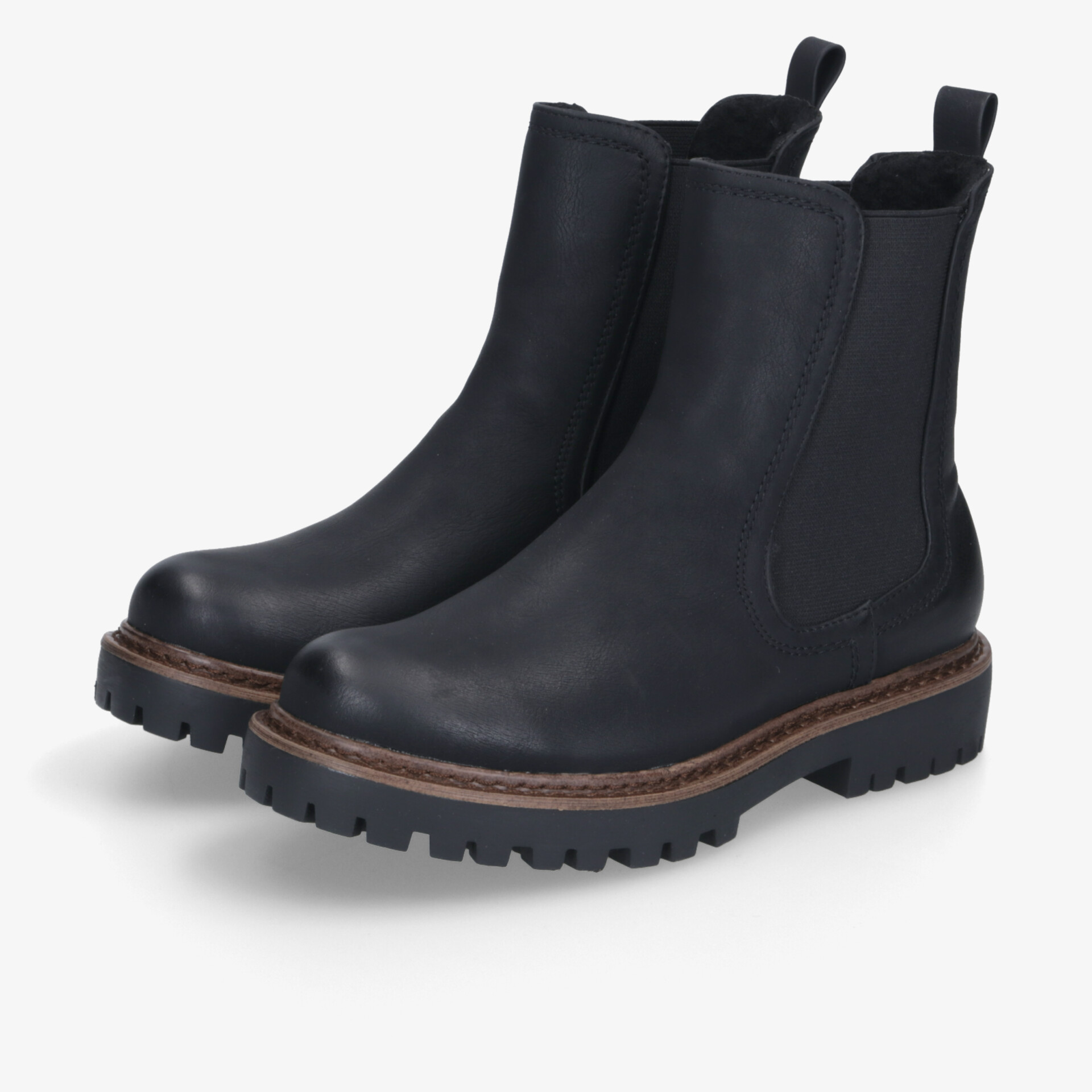 street shoes Damen Chelsea Boots schwarz