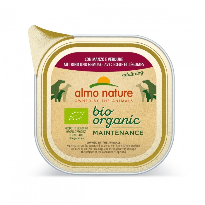 Almo Nature Pâtées Chien Adulte - Bio Organic Maintenance - 32 x 100 g
