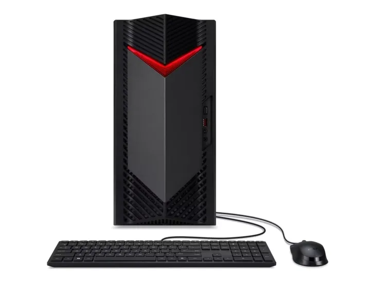 Acer Nitro 50 N50-656 - Tower gaming - Core i7 i7-14700F / op til 5.4 GHz - RAM 16 GB - SSD 512 GB - NVMe - GeForce RTX 4060 - IEEE 802.11ax (Wi-Fi 6E), Bluetooth, Gigabit Ethernet - Win 11 Home - skærm: ingen
