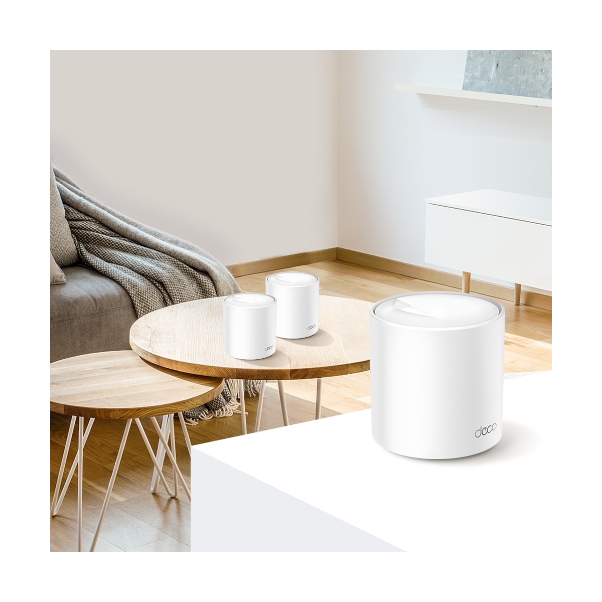 TP-Link Deco X60 V3.2 mesh WiFi 6 sett (3-pakning)
