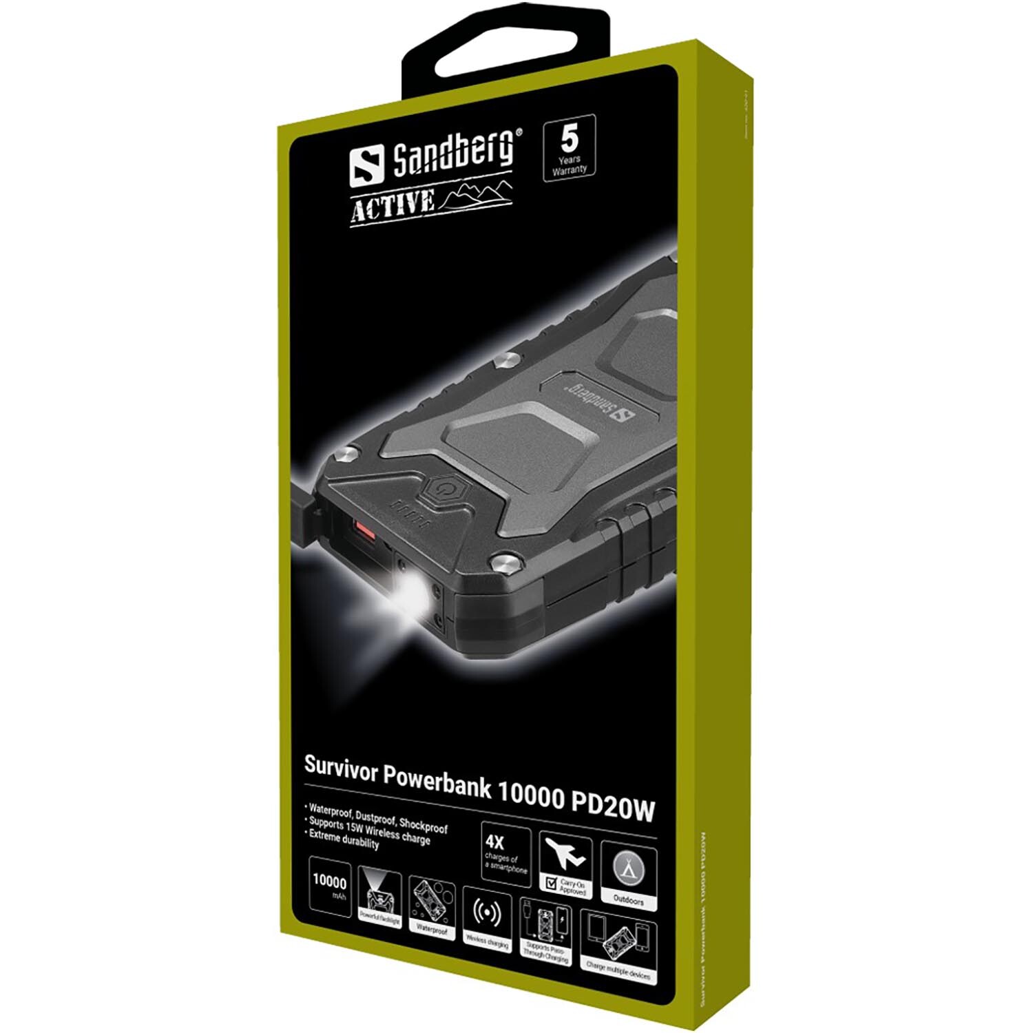 Sandberg Survivor Powerbank 10000 mAh PD20W