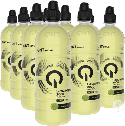 QNT L-Carnitine 2000mg Fresh Drink Arôme Citron-Citron Vert Pièces 12x700ml