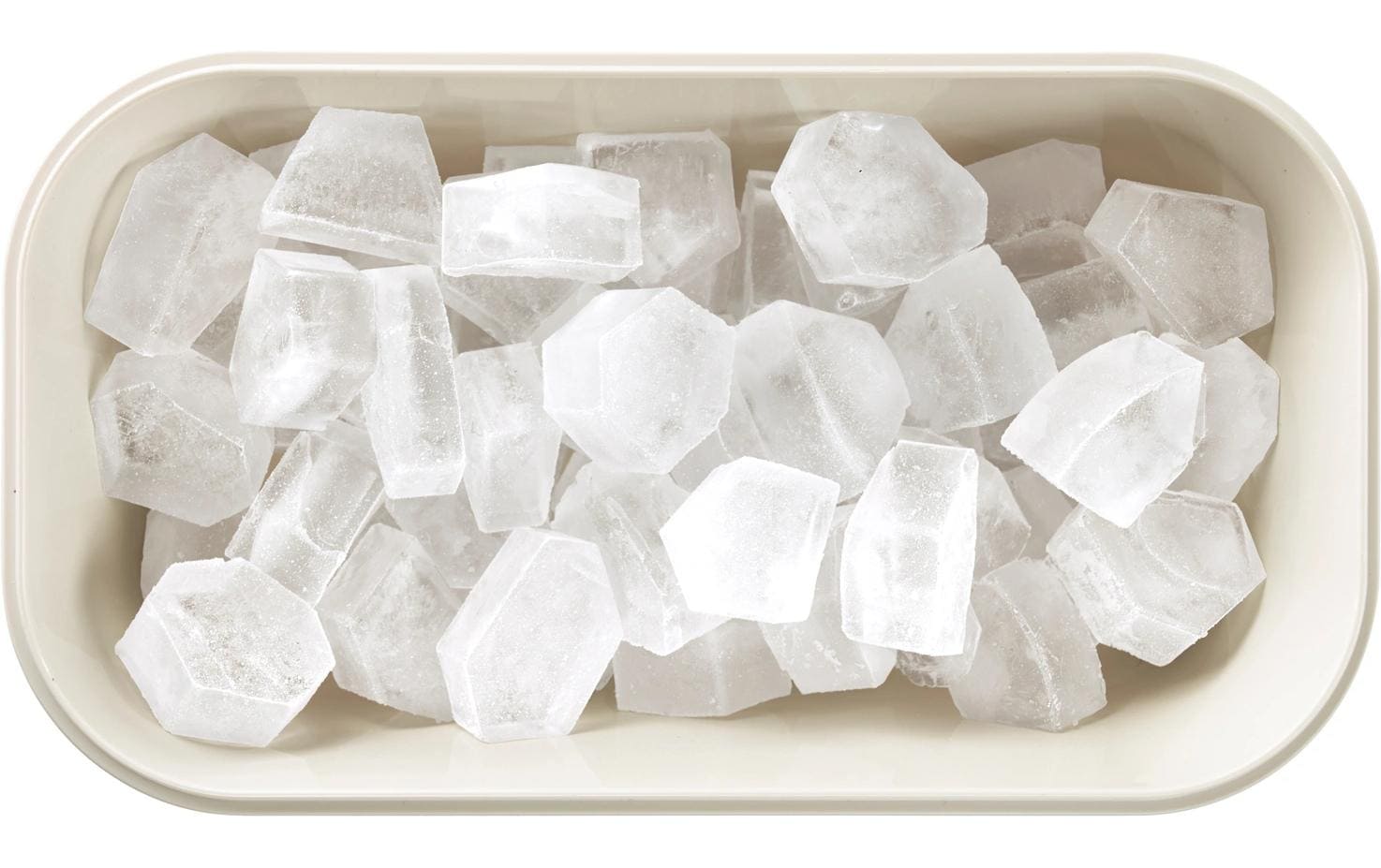 Eiswürfelbox WeissEiswürfelschale mit dem Eisbox zur Herstellung und Aufbewahrung von Eiswürfeln