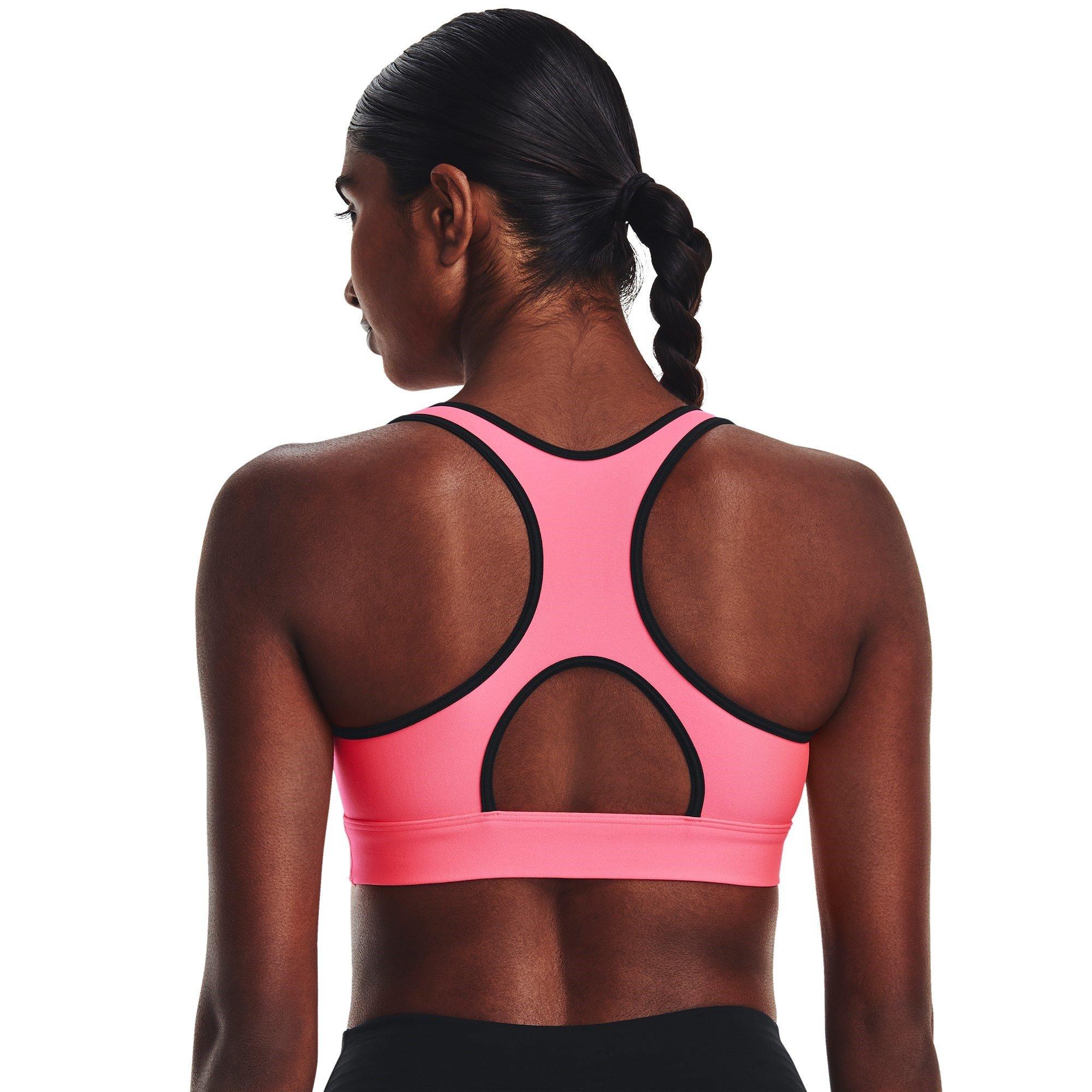 Under Armour UA HeatGear Armour Mid Padless Sports Bra Womens