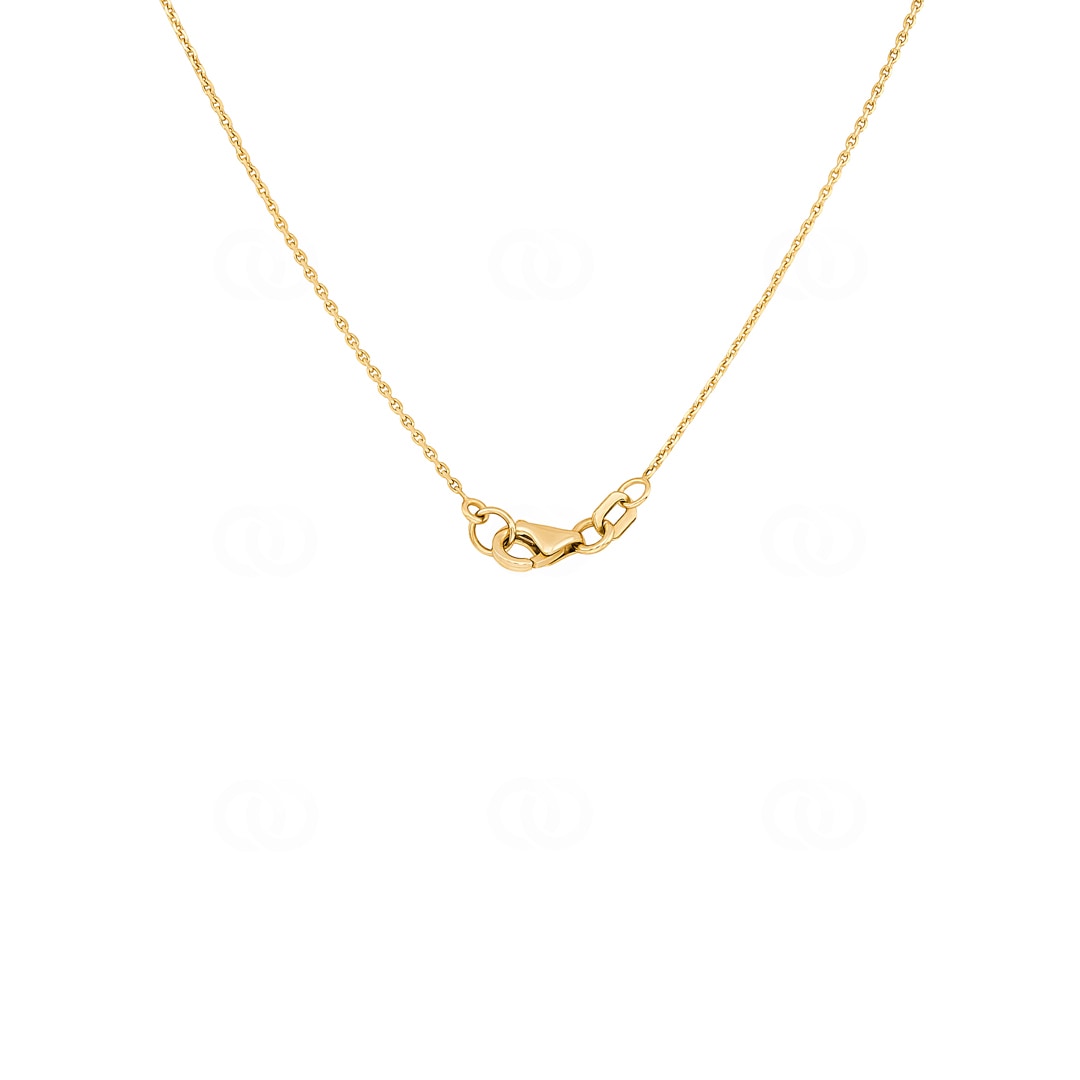 Collier mit Anhänger 750/18 K Gelbgold mit Diamanten 0.50 ct H/si by CHRISTIAN