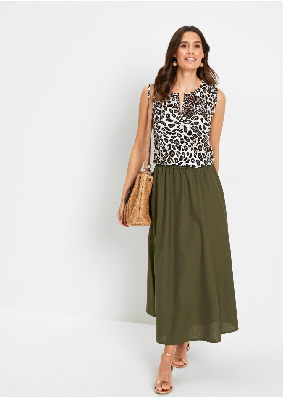 Top-blouse en viscose