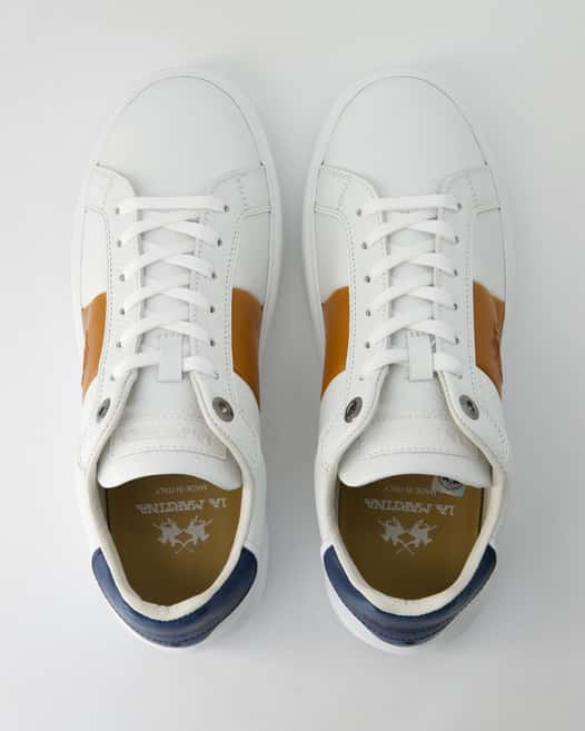 La Martina LFM251.005.4170 Sneaker in Weiß