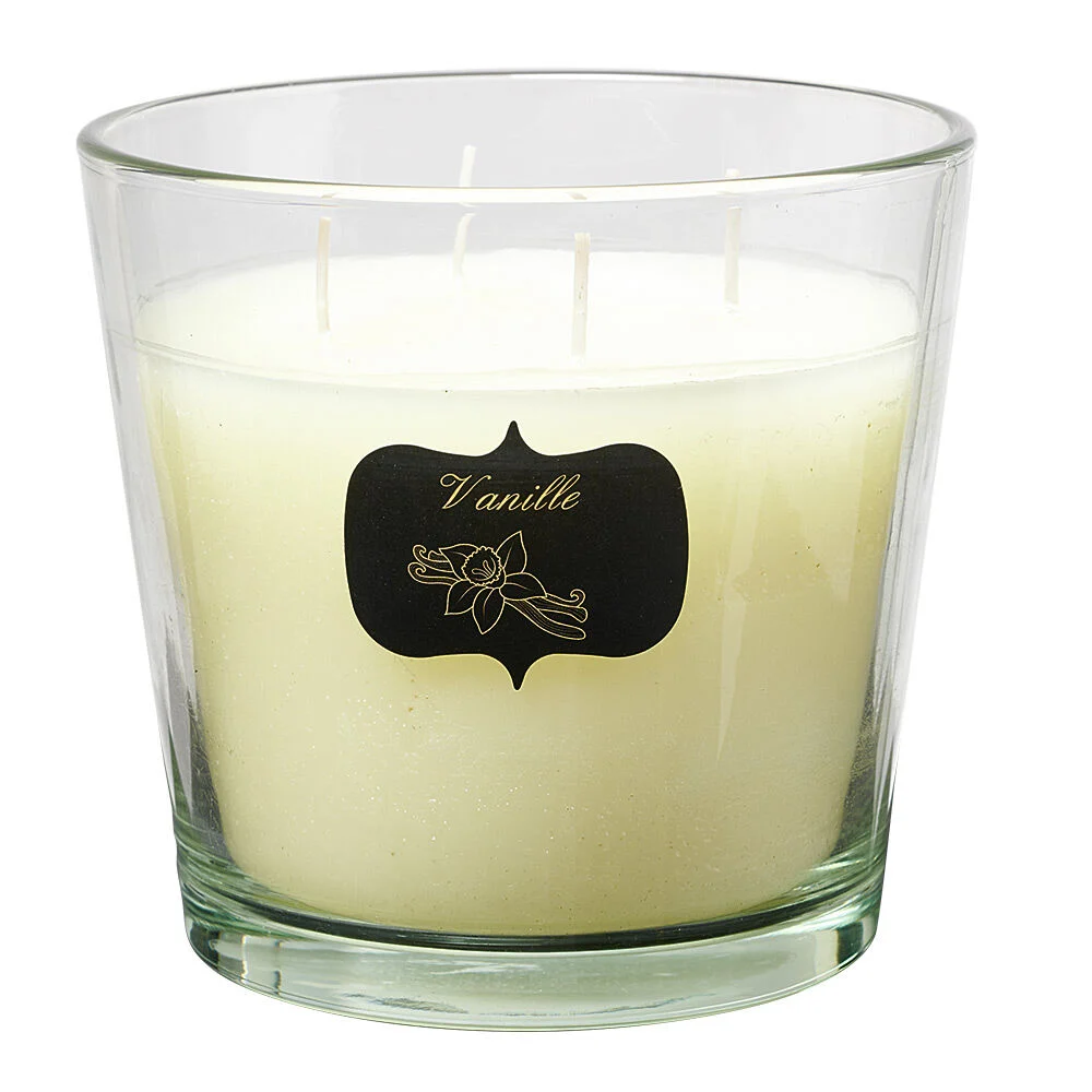 Bougie dans verre senteur Vanille
