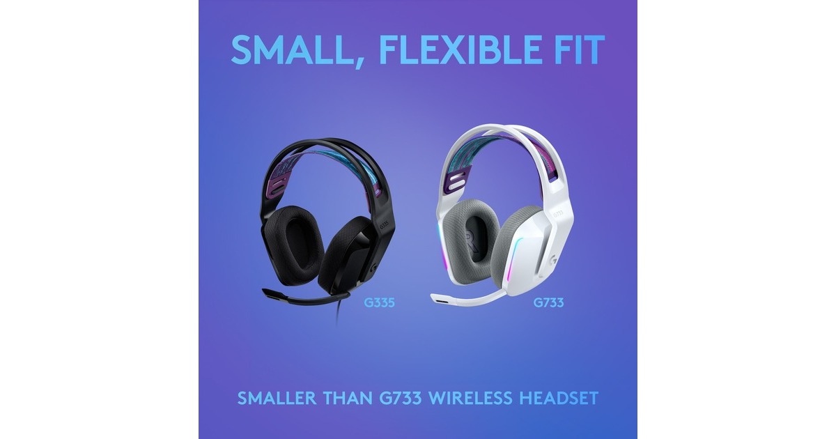 LogitechG335 Wired over-ear gaming headset  (Zwart, Pc, PlayStation 4, PlayStation 5, Xbox One, Xbox Series X|S, Nintendo Switch)