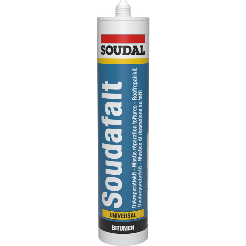 Soudal soudafalt bitumentkit Zwart 310ml