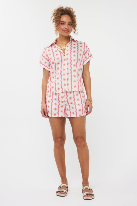 Ydence witte dames blouse