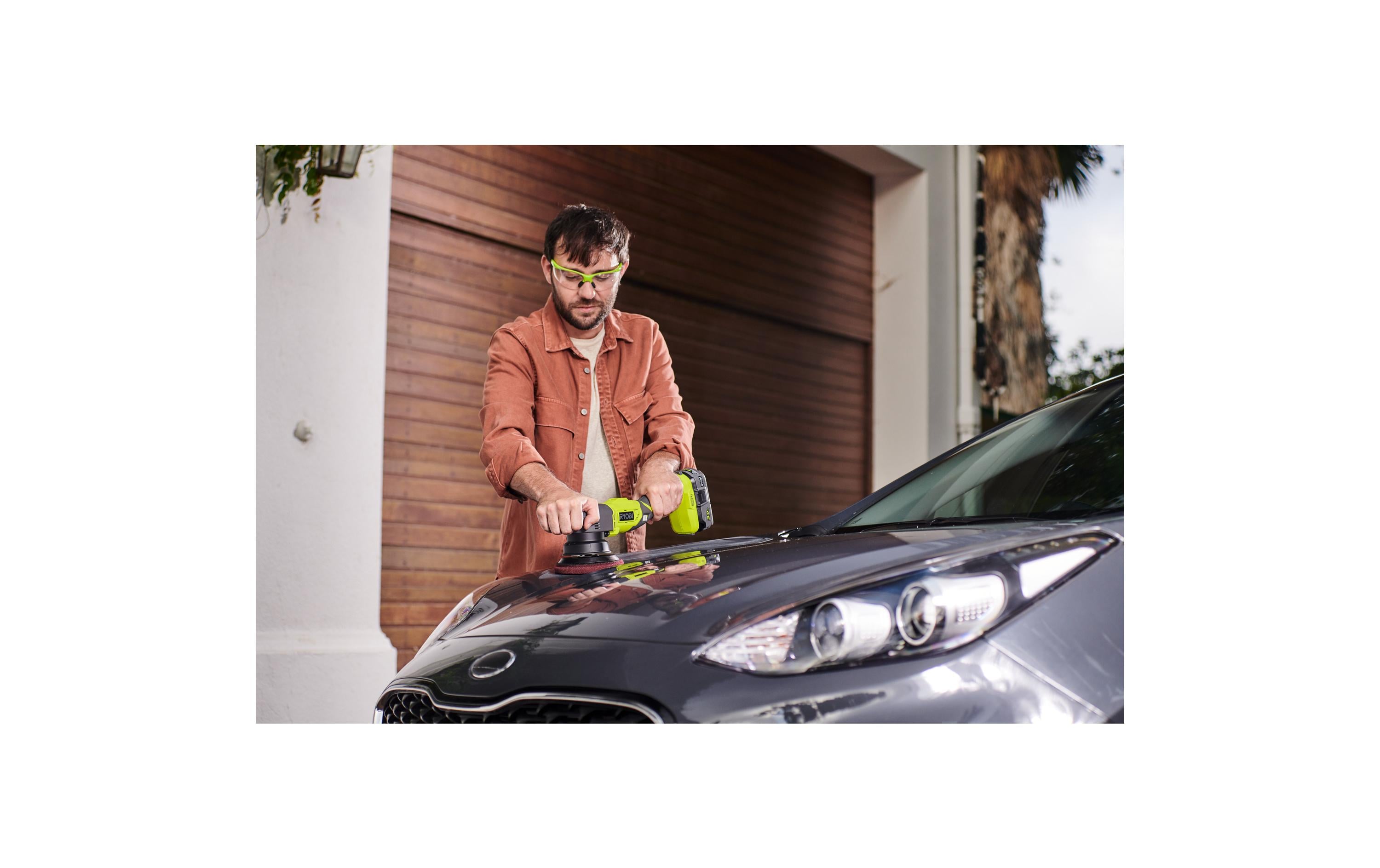 Akku-Winkelpolierer R18P-0, 18 V, Solo<br>Leistungsstarker Dual-Action-Polierer