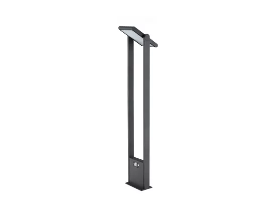 POPA Spot à énergie solaire noir 100 cm 4000K Luminaire de jardin Beneito Faure