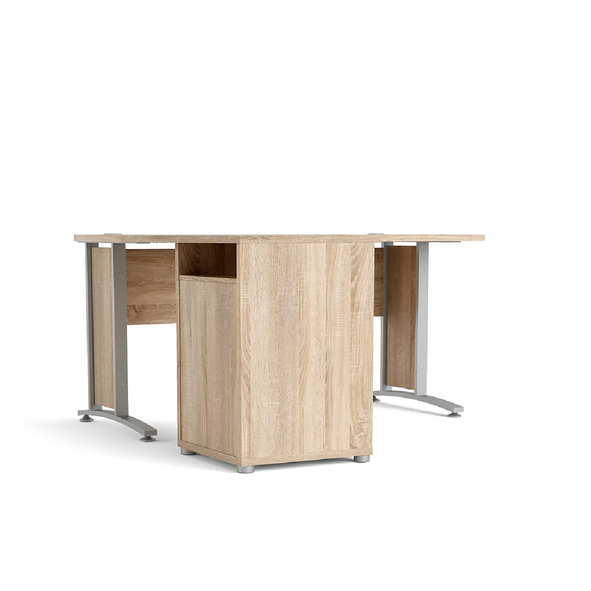 ALTER Bureau d'angle - Chêne 159 cm