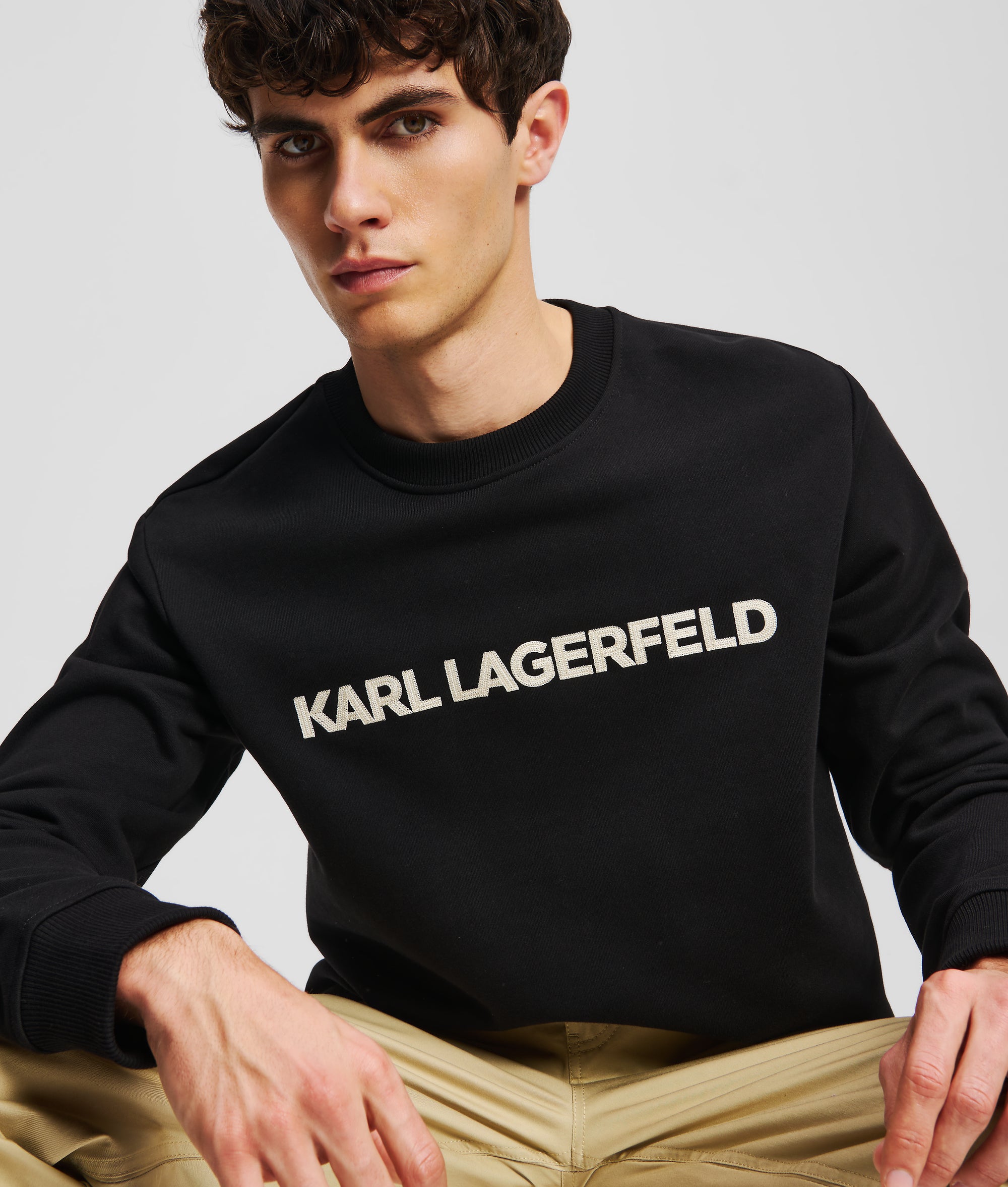 Sweatshirt met logo