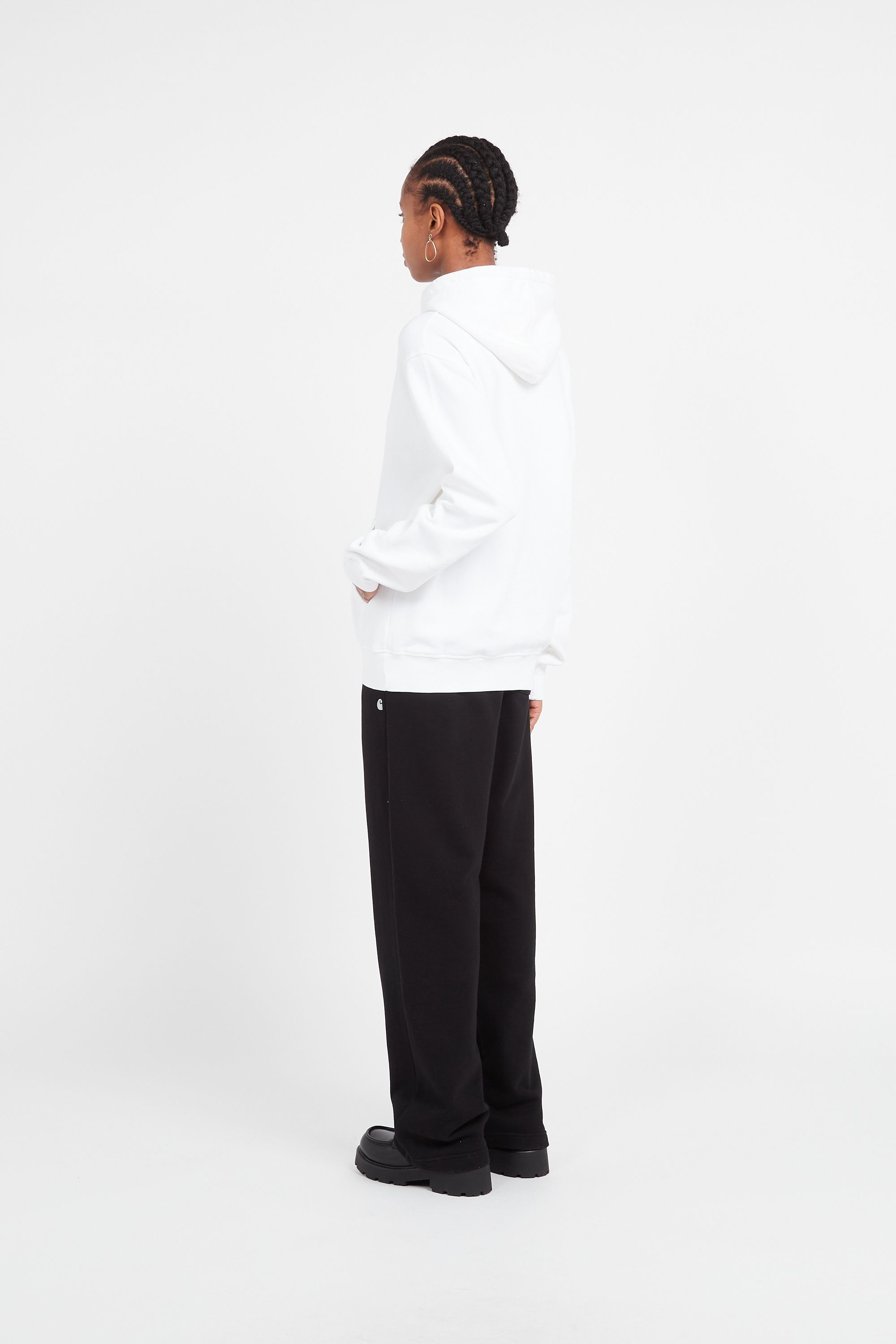 COLORFUL STANDARD Hoodie Blanc