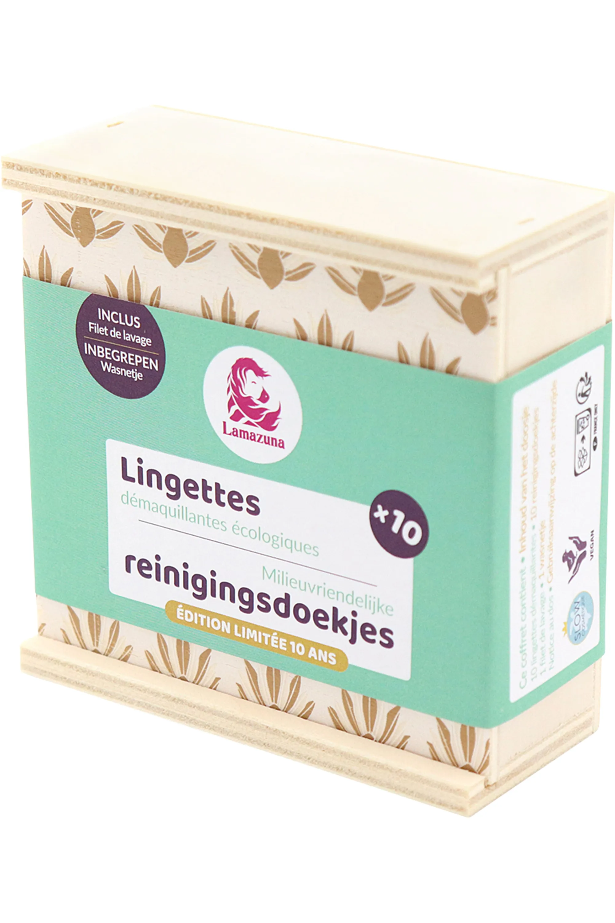 Lamazuna Coffret 10 lingettes démaquillantes édition limitée