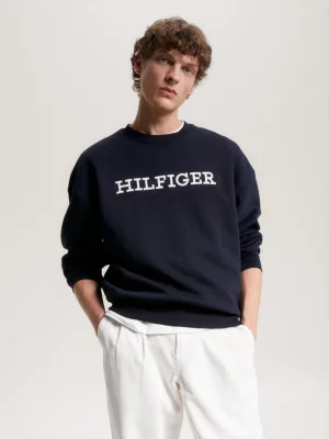 Moletom Hilfiger Monotype com bordado