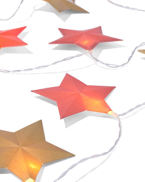 guirlande lumineuse étoile en papier