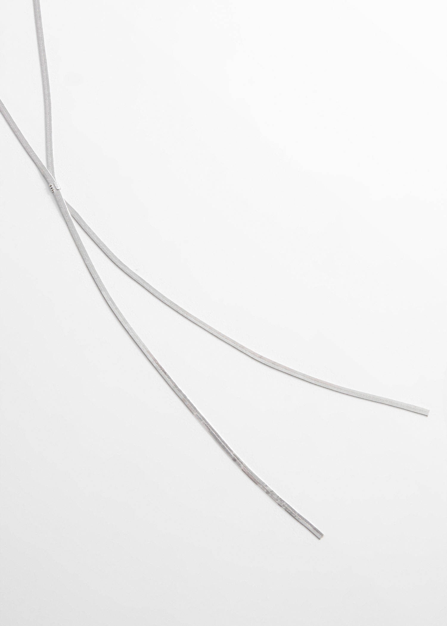 Mango ketting zilverkleurig