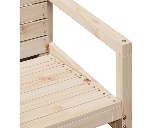 VIDAXL - Chaise de jardin 57,5x63x76 cm bois de pin massif