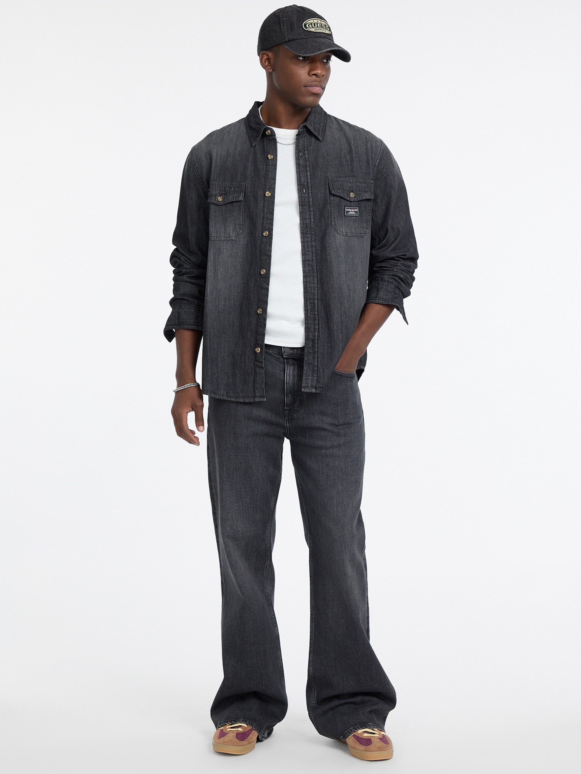 Calça jeans boca de sino