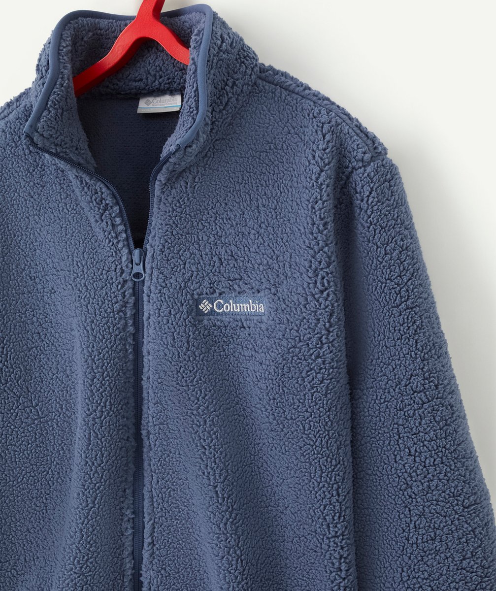 COLUMBIAVESTE ZIPPÉE EN SHERPA RUGGED RIDGE BLEUE