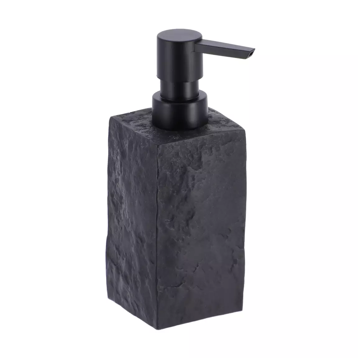 Set d'accessoires salle de bain Effet Pierre Noir