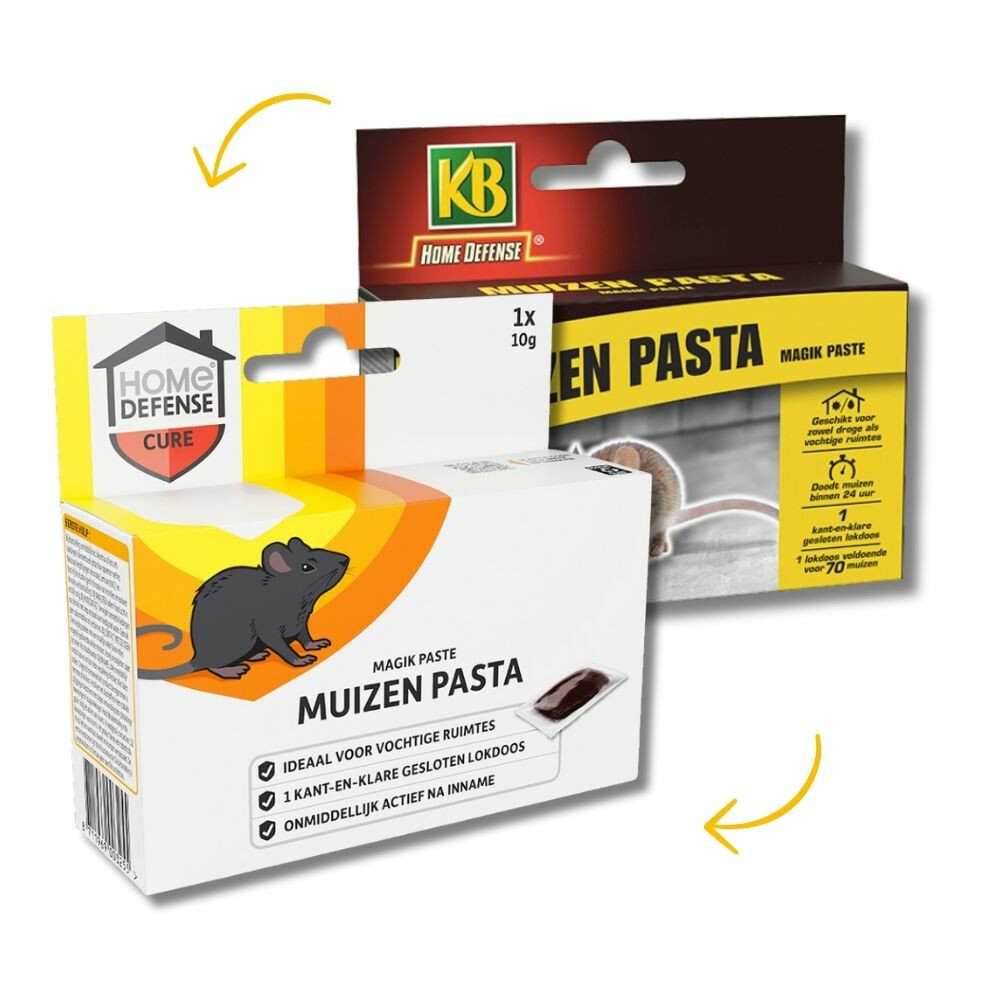 KB Home Defense Muizen Pasta Alfachloralose Lokdoos Magik Paste