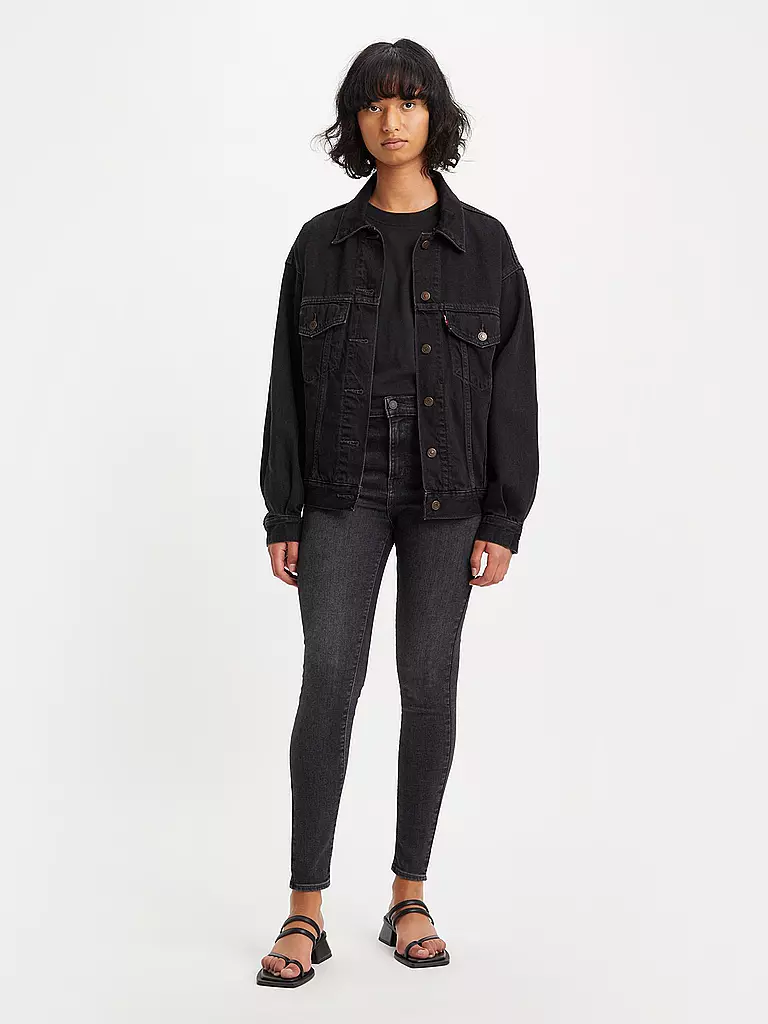 LEVI'S® Highwiast Jeans 720 HIRISE SUPER SKINNY schwarz