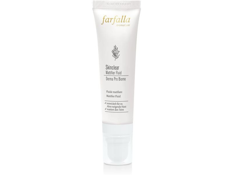 Farfalla Gesichts-Fluid Skinclear Derma Pro 30 ml Natürliche Gesichtspflege, Soforthilfe für das Wohlbefinden der Haut